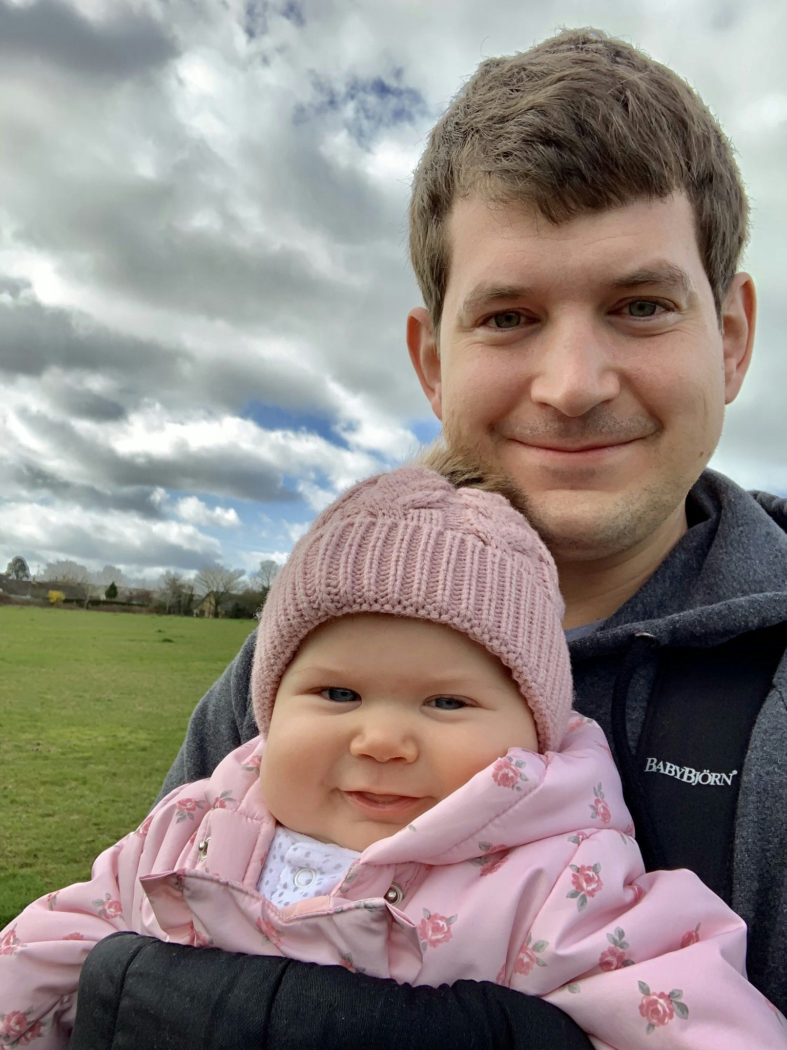 Me and Cassie in a field