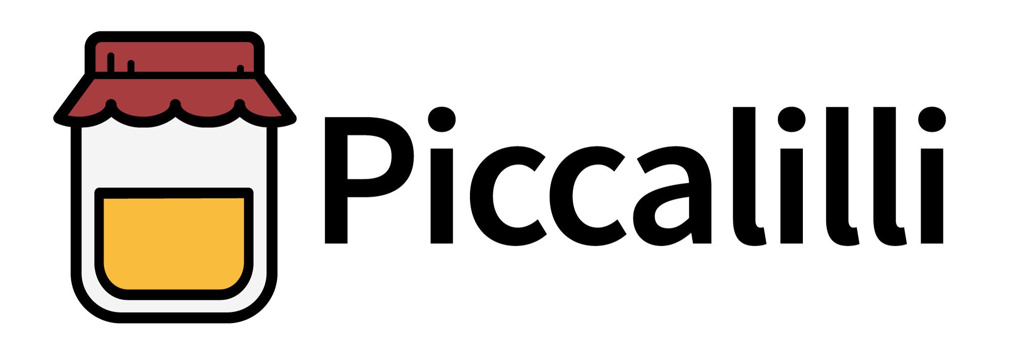 The old logo which is a yellow and red jar with “Piccalilli” written next to it